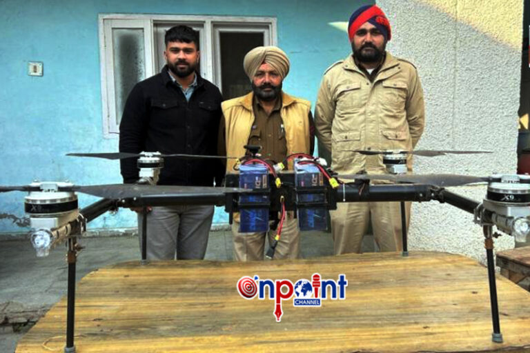 ਤਰਨਤਾਰਨ ਪੁਲਿਸ ਨੇ ਪਾਕਿਸਤਾਨ ਤੋਂ ਆਇਆ ਡਰੋਨ ਕੀਤਾ ਬਰਾਮਦ