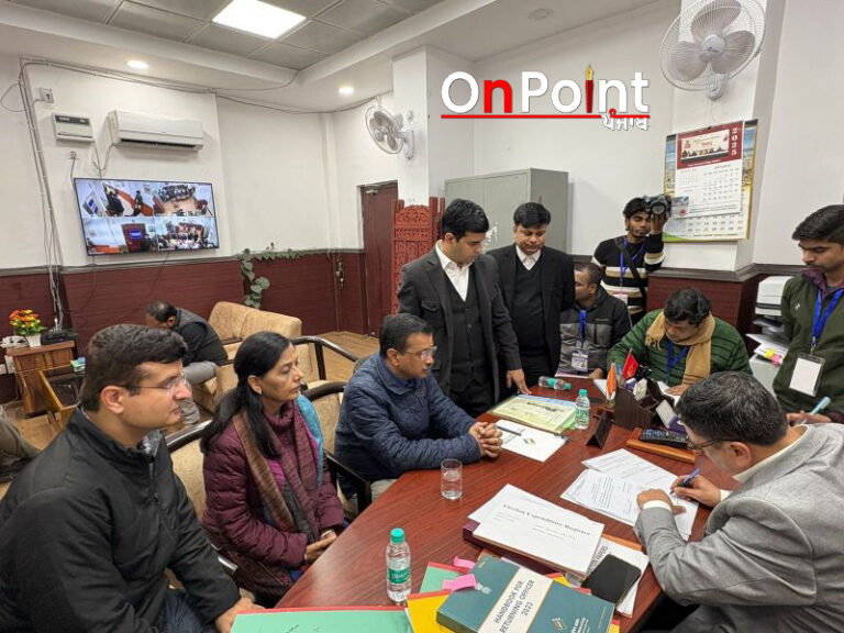 ਆਪ ਸੁਪਰੀਮੋ ਅਰਵਿੰਦ ਕੇਜਰੀਵਾਲ ਨੇ ਨਵੀਂ ਦਿੱਲੀ ਵਿਧਾਨ ਸਭਾ ਹਲਕੇ ਤੋਂ ਦਾਖ਼ਲ ਕੀਤਾ ਆਪਣਾ ਨਾਮਜ਼ਦਗੀ ਪੱਤਰ