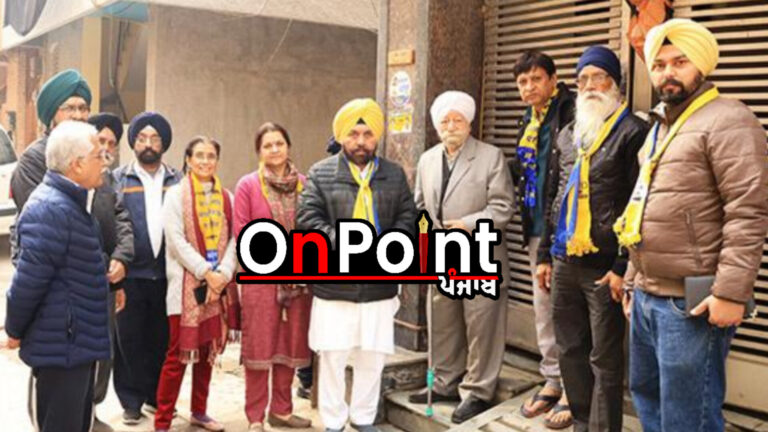 ਆਮ ਆਦਮੀ ਪਾਰਟੀ ਦੇ ਸੂਬਾ ਜਨਰਲ ਸਕੱਤਰ ਵੱਲੋਂ ਦਿੱਲੀ ਦੇ ਵਿਧਾਨ ਸਭਾ ਹਲਕਾ ਕਾਲਕਾਜੀ ਵਿੱਚ ਕੀਤਾ ਗਿਆ ਡੋਰ-ਟੂ-ਡੋਟ ਪ੍ਰਚਾਰ