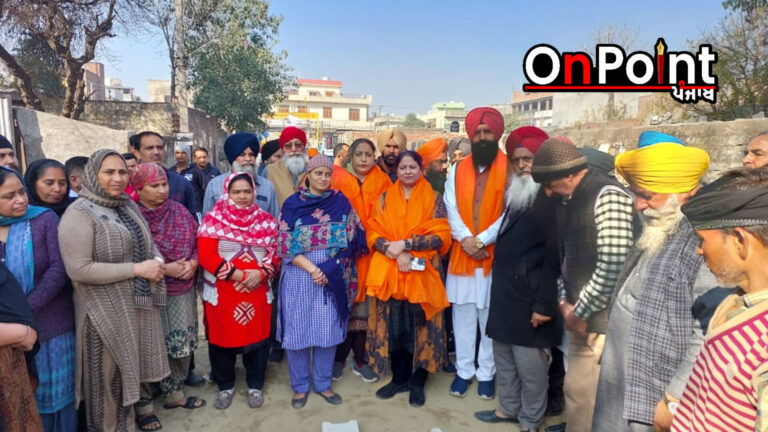 ਵਿਧਾਇਕ ਛੀਨਾ ਵੱਲੋਂ ਵਾਰਡ ਨੰਬਰ 34 ਚ ਗਲੀਆਂ ਦੇ ਨਿਰਮਾਣ ਕਾਰਜ਼ਾਂ ਦਾ ਉਦਘਾਟਨ