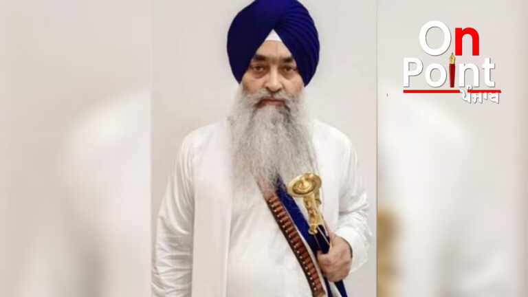 ਜਥੇਦਾਰ ਅਕਾਲ ਤਖ਼ਤ ਸਾਹਿਬ ਵੱਲੋਂ ਧਾਮੀ ਨਾਲ