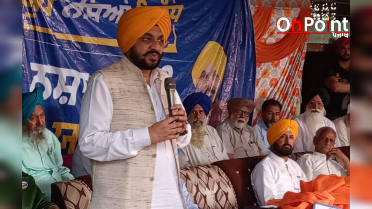 ਪੰਜਾਬ ਦੀ ਜਵਾਨੀ ਨੂੰ ਗਲਤ ਰਾਹ ‘ਤੇ ਲਿਜਾਣ ਵਾਲਿਆਂ ਨੂੰ ਕਿਸੇ ਵੀ ਹਾਲਤ ਵਿੱਚ ਬਖ਼ਸ਼ਿਆ ਨਹੀਂ ਜਾਵੇਗਾ :- ਕੈਬਨਿਟ ਮੰਤਰੀ ਤਰੁਨਪ੍ਰੀਤ ਸਿੰਘ ਸੌਂਦ