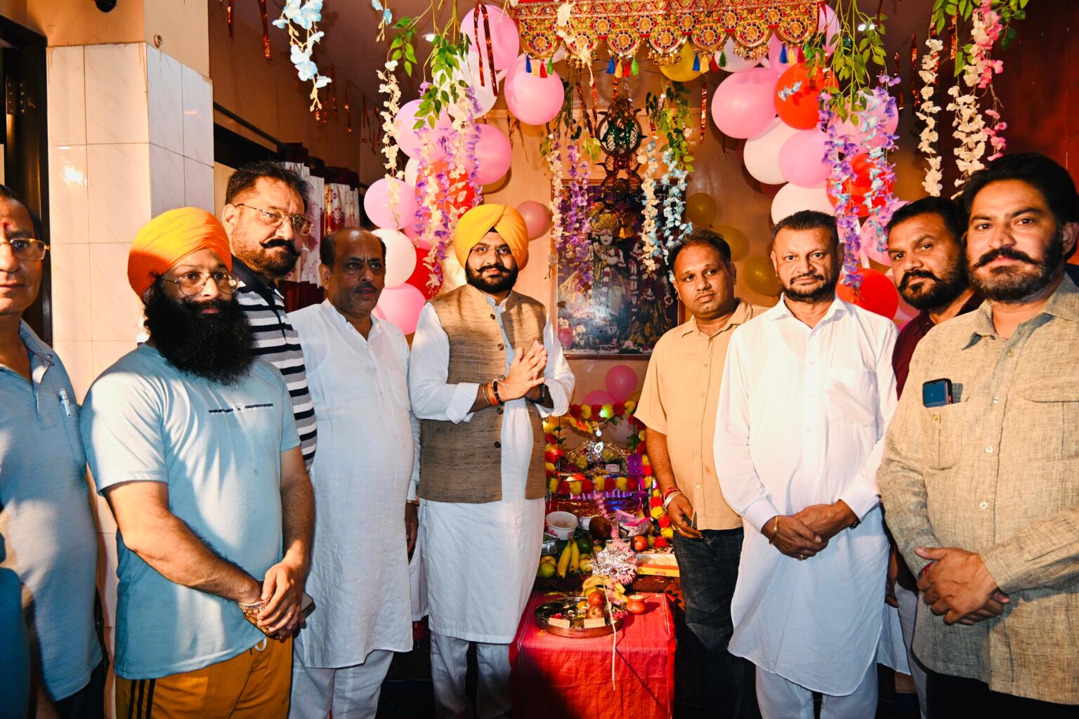 ਕੈਬਨਿਟ ਮੰਤਰੀ ਤਰੁਨਪ੍ਰੀਤ ਸਿੰਘ ਸੌਂਦ ਜਨਮ ਅਸ਼ਟਮੀ ਮੌਕੇ ਖੰਨਾ ਦੇ ਵੱਖ-ਵੱਖ ਮੰਦਰਾਂ ‘ਚ ਹੋਏ ਨਤਮਸਤਕ