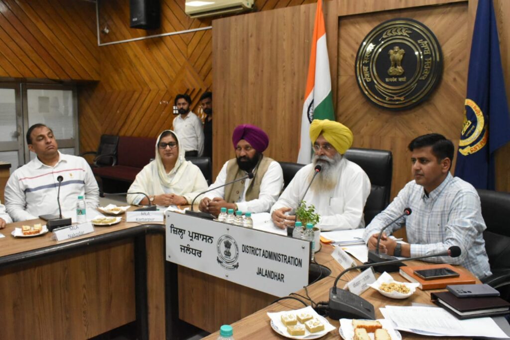 ਰੰਗਲਾ ਪੰਜਾਬ ਵਿਕਾਸ ਯੋਜਨਾ ; ਖੇਤੀਬਾੜੀ ਮੰਤਰੀ ਵੱਲੋਂ ਜਲੰਧਰ ’ਚ 43.79 ਕਰੋੜ ਰੁਪਏ ਦੇ ਵਿਕਾਸ ਪ੍ਰਾਜੈਕਟ ਪ੍ਰਵਾਨ