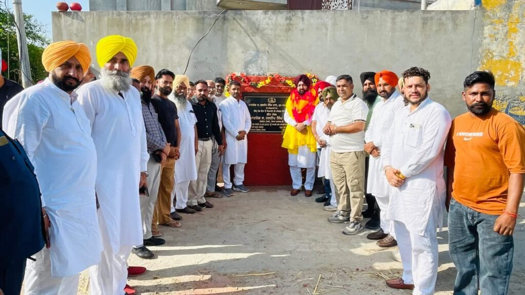 ਕੈਬਨਿਟ ਮੰਤਰੀ ਹਰਦੀਪ ਸਿੰਘ ਮੁੰਡੀਆਂ ਨੇ ਸਾਹਨੇਵਾਲ ਵਿੱਚ 347.81 ਲੱਖ ਰੁਪਏ ਦੀ ਲਾਗਤ ਵਾਲੇ 17.83 ਕਿਲੋਮੀਟਰ ਦੇ 9 ਸੜਕੀ ਪ੍ਰੋਜੈਕਟਾਂ ਦਾ ਨੀਂਹ ਪੱਥਰ ਰੱਖਿਆ