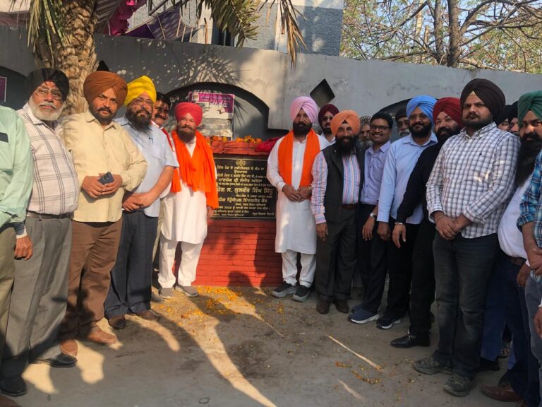 ਵਿਧਾਇਕ ਸਿੱਧੂ ਵੱਲੋਂ ਪੰਜ ਕਰੋੜ ਦੀ ਲਾਗਤ ਵਾਲੇ ਸੜਕ ਨਿਰਮਾਣ ਪ੍ਰੋਜੈਕਟ ਦਾ ਉਦਘਾਟਨ