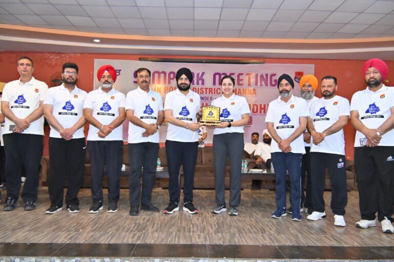 ਕੈਬਨਿਟ ਮੰਤਰੀ ਸੌਂਦ ਵੱਲੋਂ ਪੁਲਿਸ ਜ਼ਿਲ੍ਹਾ ਖੰਨਾ ਵਿੱਚ ਨਸ਼ਿਆਂ ਨੂੰ ਮੁਕੰਮਲ ਠੱਲ੍ਹ ਪਾਉਣ ਲਈ ਪੁਲਿਸ ਨੂੰ ਸਹਿਯੋਗ ਦੇਣ ਦਾ ਸੱਦਾ