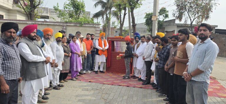 ਪਾਇਲ ਵਿੱਚ ਦੇ ਤਿੰਨ ਵਾਰਡਾਂ ਵਿੱਚ 56.06 ਲੱਖ ਰੁਪਏ ਦੇ ਵਿਕਾਸ ਕਾਰਜਾਂ ਦੀ ਸ਼ੁਰੂਆਤ, ਵਿਧਾਇਕ ਮਨਵਿੰਦਰ ਸਿੰਘ ਗਿਆਸਪੁਰਾ ਨੇ ਰੱਖੇ ਨੀਂਹ ਪੱਥਰ