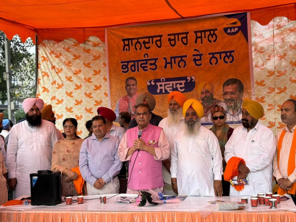 ਭਾਰਤ ਦੇ ਨੰਬਰ 1 ਸੂਬੇ ਵੱਲ ਵਧ ਰਿਹਾ ਪੰਜਾਬ :- ਕੈਬਨਿਟ ਮੰਤਰੀ ਸੰਜੀਵ ਅਰੋੜਾ