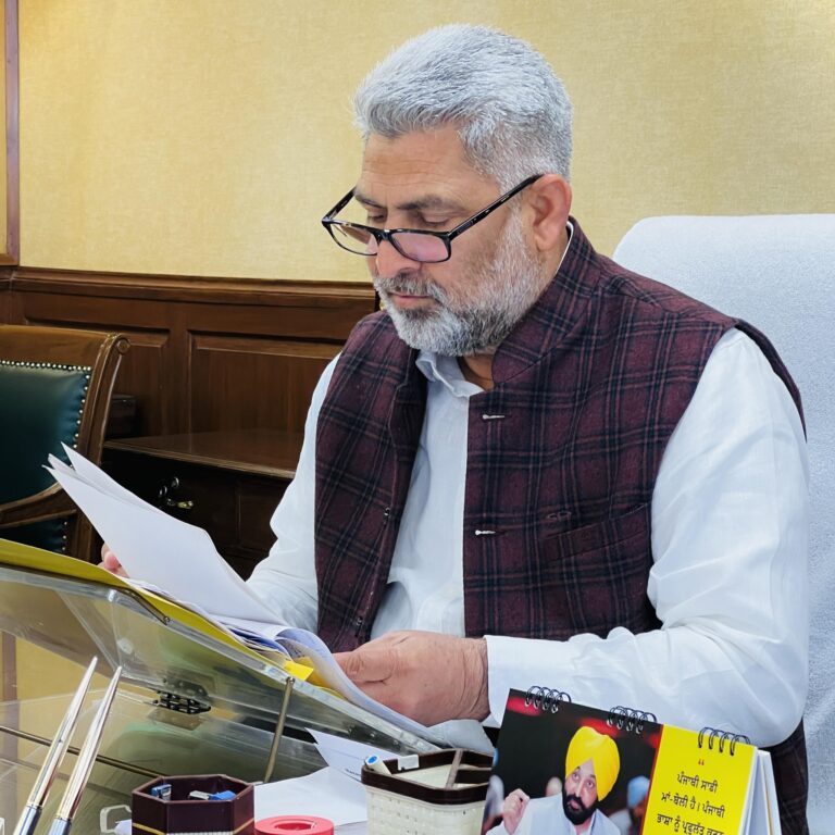 ਪੰਜਾਬ ਸਰਕਾਰ ਕਿਸਾਨਾਂ ਦੀ ਫ਼ਸਲ ਦਾ ਇੱਕ-ਇੱਕ ਦਾਣਾ ਖ਼ਰੀਦਣ ਲਈ ਵਚਨਬੱਧ : ਲਾਲ ਚੰਦ ਕਟਾਰੂਚੱਕ