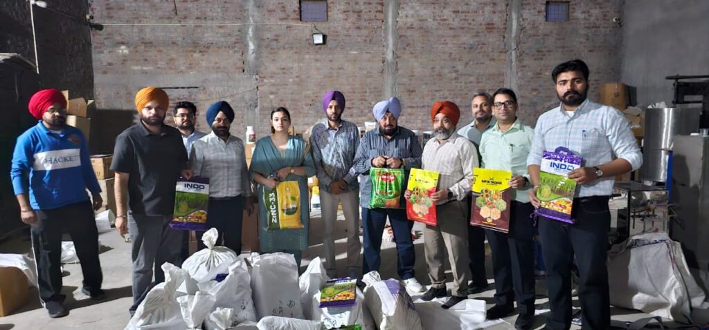 ਖੇਤੀਬਾੜੀ ਵਿਭਾਗ ਅਤੇ ਪੁਲਿਸ ਦੀ ਸਾਂਝੀ ਕਾਰਵਾਈ ਤਹਿਤ ਜਗਰਾਉਂ ਵਿੱਚ ਨਕਲੀ ਖਾਦ ਬਣਾਉਣ ਵਾਲੀ ‘ਰਾਫਾ ਬਾਇਓਟੈਕ’ ‘ਤੇ ਛਾਪਾ, ਮਨੋਜ ਕੁਮਾਰ ਗ੍ਰਿਫਤਾਰ