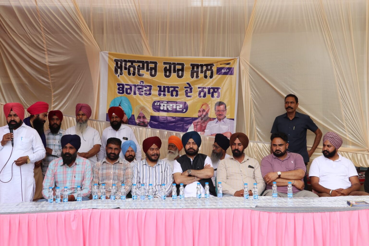 ਮੰਤਰੀ ਹਰਦੀਪ ਸਿੰਘ ਮੁੰਡੀਆਂ ਨੇ ‘ਸੰਵਾਦ’ ਮੀਟਿੰਗਾਂ ਦੌਰਾਨ ਸਰਕਾਰ ਦੀਆਂ ਚਾਰ ਸਾਲਾਂ ਦੀਆਂ ਉਪਲਬਧੀਆਂ ਗਿਣਾਈਆਂ